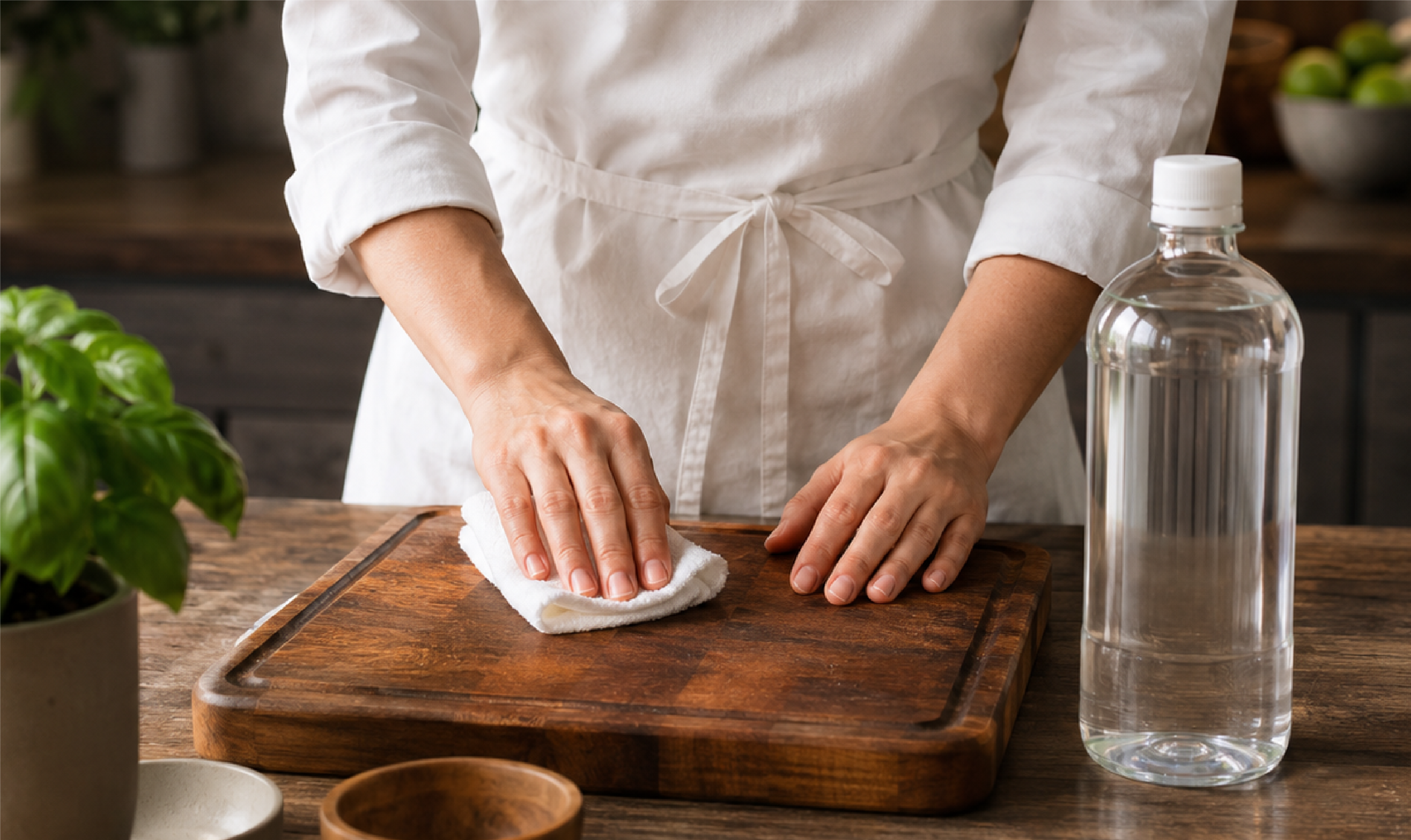 White Mineral Oil 8 USP used on food preparation surfaces
